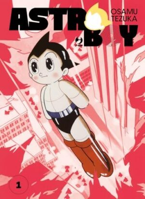 Copertina del manga Astro Boy vol. 1, edizione italiana J-POP Edizioni di Osamu Tezuka