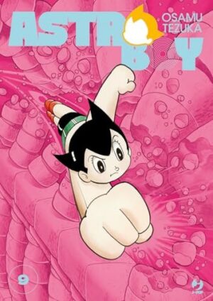 Copertina del manga Astro Boy vol. 9, edizione italiana J-POP Edizioni di Osamu Tezuka