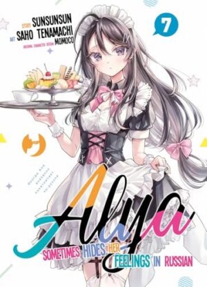 Copertina del manga Alya Sometimes Hides Her Feelings vol. 7, edizione italiana J-POP Edizioni di Saho Tenamachi, Sunsunsun