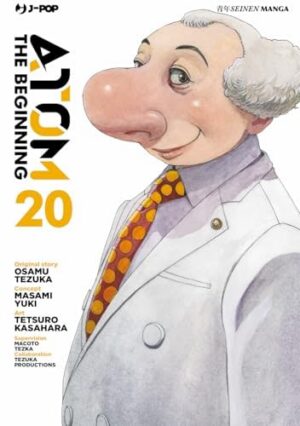 Copertina del manga Atom the Beginning vol. 20, edizione italiana J-POP Edizioni di Tezuka, Yuki, Kasahara & Aa.Vv