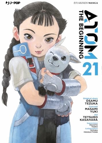 Copertina del manga Atom the Beginning vol. 21, edizione italiana J-POP Edizioni di Tezuka, Yuki, Kasahara & Aa.Vv