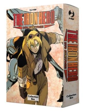 Copertina del manga Ashidaka the Iron Hero Box (1-4), edizione italiana J-POP Edizioni di Ryo Symiyoshi
