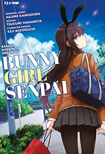 Copertina del manga Bunny Girl Senpai vol. 1, edizione italiana J-POP Edizioni di Kamoshida & Nanamiya