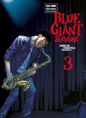 Copertina del manga Blue Giant Supreme vol. 3, edizione italiana J-POP Edizioni di Shinichi Ishizuka & Number 8
