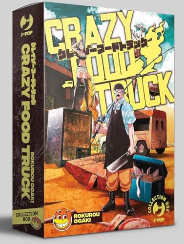 Copertina del manga Crazy Food Truck Box vol 1-3, edizione italiana J-POP Edizioni di Rokurou Oogaki
