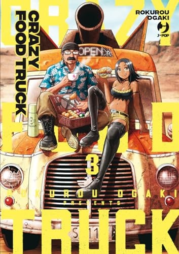Copertina del manga Crazy Food Truck vol. 3, edizione italiana J-POP Edizioni di Rokurou Oogaki
