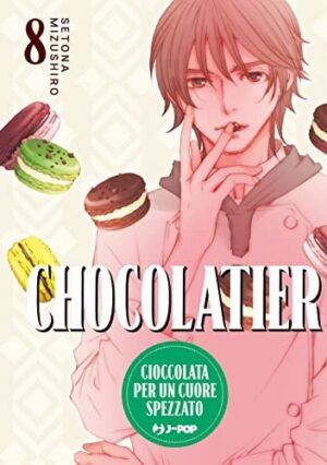 Copertina del manga Chocolatier vol. 8, edizione italiana J-POP Edizioni di Setona Mizushiro