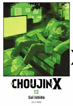 Copertina del manga Choujin X vol. 12, edizione italiana J-POP Edizioni di Editore