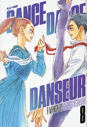 Copertina del manga Dance Dance Danseur vol. 8, edizione italiana J-POP Edizioni di George Asakura