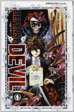 Copertina del manga Defense Devil vol. 1, edizione italiana J-POP Edizioni di Youn In - Wan - Yang Kyung - Il