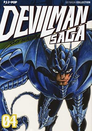 Copertina del manga Devilman Saga vol. 4, edizione italiana J-POP Edizioni di Go Nagai