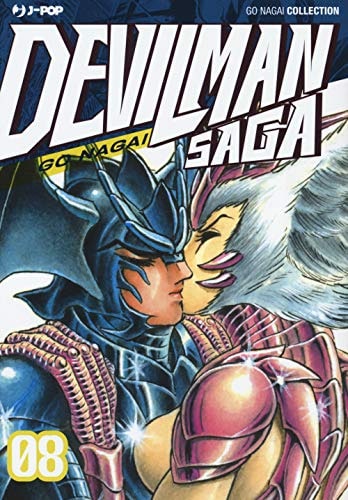 Copertina del manga Devilman Saga vol. 8, edizione italiana J-POP Edizioni di Go Nagai