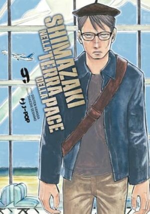 Copertina del manga Shimazaki Nella Terra della Pace vol. 9, edizione italiana J-POP Edizioni di Hamada Goten, Takeshi Seshimo