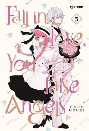 Copertina del manga Fall in Love, You False Angels vol. 5, edizione italiana J-POP Edizioni di Editore