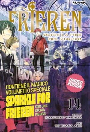 Copertina del manga Frieren Oltre la Fine 14 Ed. Deluxe, edizione italiana J-POP Edizioni di Kanehito Yamada & Tsukasa Abe