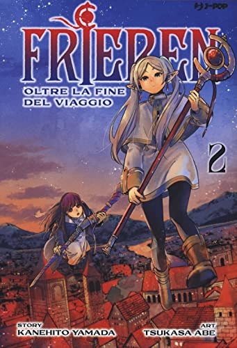Copertina del manga Frieren vol. 2, edizione italiana J-POP Edizioni di Tsukasa Abe & Kanehito Yamada