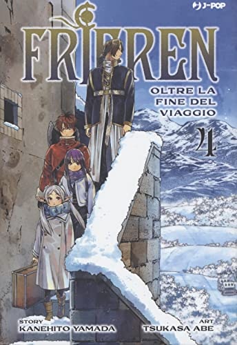 Copertina del manga Frieren vol. 4, edizione italiana J-POP Edizioni di Tsukasa Abe & Kanehito Yamada