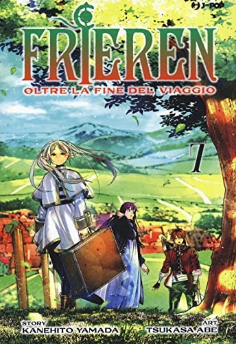 Copertina del manga Frieren vol. 7, edizione italiana J-POP Edizioni di Tsukasa Abe & Kanehito Yamada