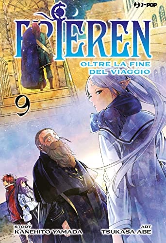 Copertina del manga Frieren vol. 9, edizione italiana J-POP Edizioni di Tsukasa Abe & Kanehito Yamada