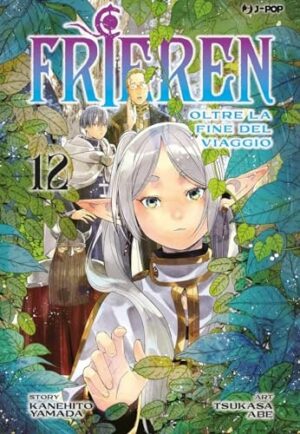 Copertina del manga Frieren vol. 12, edizione italiana J-POP Edizioni di Kanehito Yamada & Tsukasa Abe