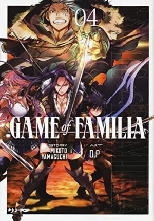 Copertina del manga Game of Familia vol. 4, edizione italiana J-POP Edizioni di Mikoto Yamaguchi & D.P.