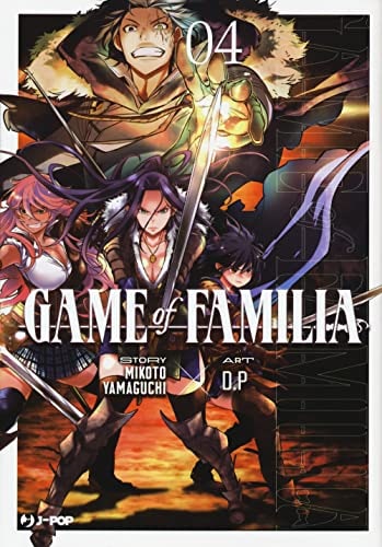 Copertina del manga Game of Familia vol. 4, edizione italiana J-POP Edizioni di Mikoto Yamaguchi & D.P.