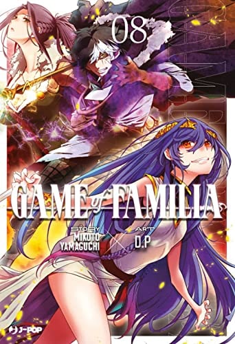 Copertina del manga Game of Familia vol. 8, edizione italiana J-POP Edizioni di Mikoto Yamaguchi & D.P.