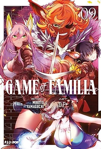 Copertina del manga Game of Familia vol. 9, edizione italiana J-POP Edizioni di Mikoto Yamaguchi & D.P.