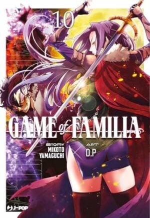 Copertina del manga Game of Familia vol. 10, edizione italiana J-POP Edizioni di Mikoto Yamaguchi