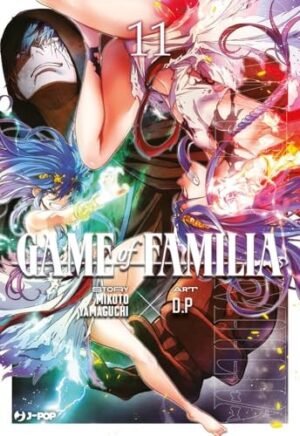 Copertina del manga Game of Familia vol. 11, edizione italiana J-POP Edizioni di D.P., Mikoto Yamaguchi