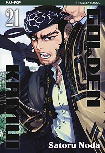 Copertina del manga Golden Kamui vol. 21, edizione italiana J-POP Edizioni di Satoru Noda