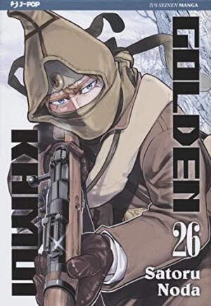 Copertina del manga Golden Kamui vol. 26, edizione italiana J-POP Edizioni di Satoru Noda