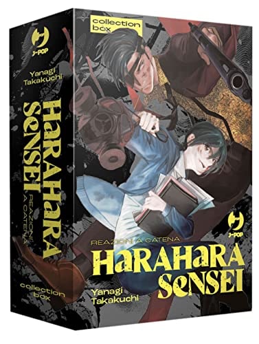 Copertina del manga Hara Hara Sensei Box (1-4), edizione italiana J-POP Edizioni di Yanagi Takakuchi