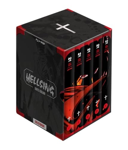 Copertina del manga Hellsing New Edition Box (1-5), edizione italiana J-POP Edizioni di Kohta Hirano