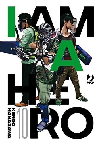 Copertina del manga I Am a Hero - Nuova Edizione vol. 10, edizione italiana J-POP Edizioni di Kengo Hanazawa
