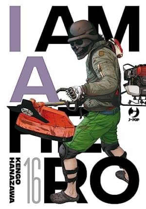 Copertina del manga I Am a Hero - Nuova Edizione vol. 16, edizione italiana J-POP Edizioni di Kengo Hanazawa