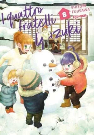 Copertina del manga I Quattro Fratelli Yuzuki vol. 8, edizione italiana J-POP Edizioni di Shizuki Fujisawa