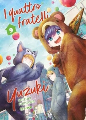 Copertina del manga I Quattro Fratelli Yuzuki vol. 9, edizione italiana J-POP Edizioni di Shizuki Fujisawa