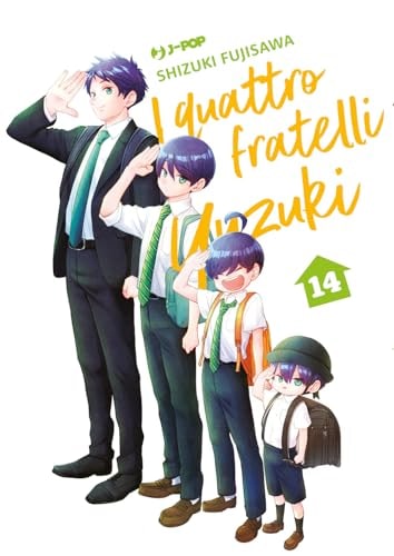 Copertina del manga I Quattro Fratelli Yuzuki vol. 14, edizione italiana J-POP Edizioni di Shizuki Fujisawa