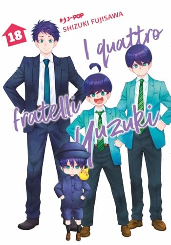 Copertina del manga I Quattro Fratelli Yuzuki vol. 18, edizione italiana J-POP Edizioni di Editore