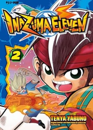 Copertina del manga Inazuma Eleven vol. 2, edizione italiana J-POP Edizioni di Level - 5, Tenya Yabuno