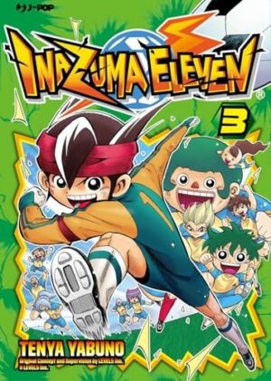 Copertina del manga Inazuma Eleven vol. 3, edizione italiana J-POP Edizioni di Level - 5, Tenya Yabuno