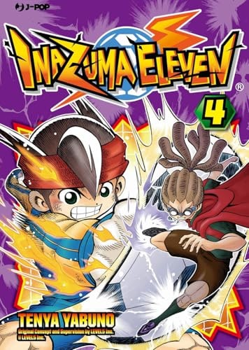 Copertina del manga Inazuma Eleven vol. 4, edizione italiana J-POP Edizioni di Editore