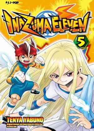 Copertina del manga Inazuma Eleven vol. 5, edizione italiana J-POP Edizioni di Level - 5, Tenya Yabuno