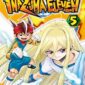 Copertina del manga Inazuma Eleven vol. 5, edizione italiana J-POP Edizioni di Level - 5, Tenya Yabuno