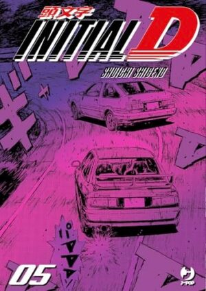 Copertina del manga Initial D vol. 5, edizione italiana J-POP Edizioni di Shuichi Shigeno