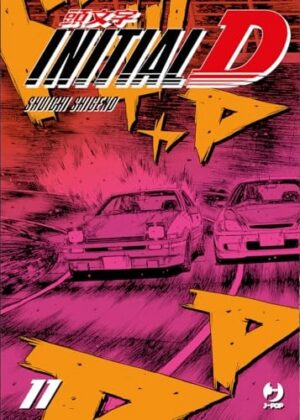 Copertina del manga Initial D vol. 11, edizione italiana J-POP Edizioni di Shuichi Shigeno