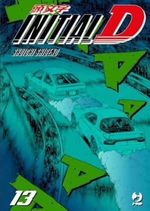 Copertina del manga Initial D vol. 13, edizione italiana J-POP Edizioni di Shuichi Shigeno