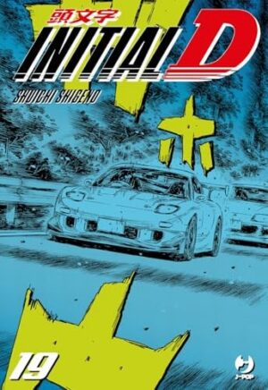 Copertina del manga Initial D vol. 19, edizione italiana J-POP Edizioni di Shuichi Shigeno