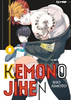 Copertina del manga Kemono Jihen vol. 8, edizione italiana J-POP Edizioni di Sho Aimoto